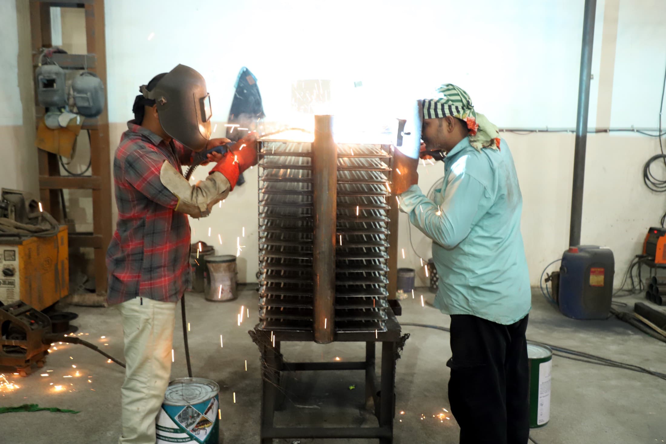 Transformer radiator manufacturing at our Jaipur factory